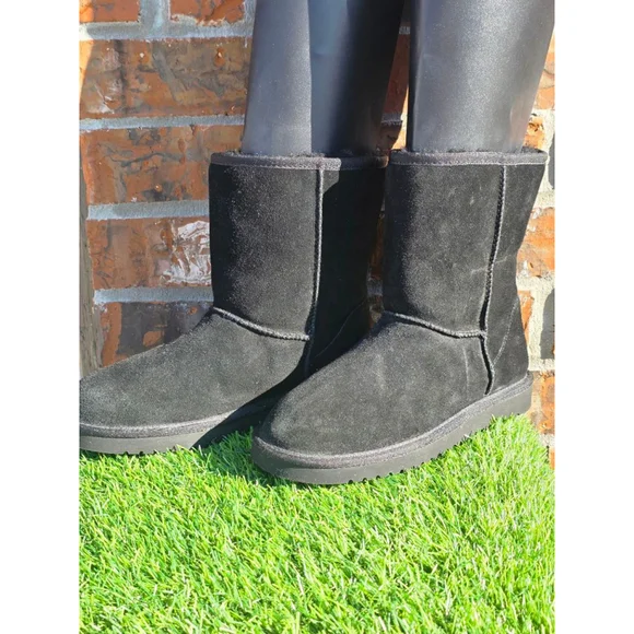 Koolaburra by UGG Black Winter & Rain Boots Women's Size 8 - Picture 2 of 6